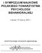 I SYMPOZJUM NAUKOWE POLSKIEGO TOWARZYSTWA PSYCHOLOGII BEHAWIORALNEJ