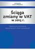 Ściąga zmiany w VAT w 2015 r.
