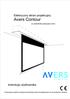 Elektryczny ekran projekcyjny Avers Contour