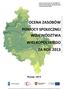 OCENA ZASOBÓW POMOCY SPOŁECZNEJ WOJEWÓDZTWA WIELKOPOLSKIEGO ZA ROK 2013