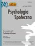 Na stronie www.scholar.com.pl można także kupić (oprócz zeszytów archiwalnych) całe numery lub poszczególne artykuły Psychologii Społecznej za lata