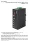 IVC-2004PT Przemysłowy Ethernet Extender 4 porty 10/100Base-TX z PoE + 1 port BNC / RJ-11