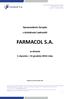 Sprawozdanie Zarządu. z działalności jednostki FARMACOL S.A. w okresie 1 stycznia 31 grudnia 2014 roku. Katowice, 20 marca 2015 roku