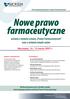 Nowe prawo farmaceutyczne ustawa o zmianie ustawy Prawo Farmaceutyczne oraz o zmianie innych ustaw