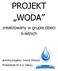 PROJEKT WODA. zrealizowany w grupie dzieci 6-letnich. autorka projektu: Iwona Chmura Przedszkole Nr 8 w Zabrzu
