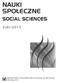 NAUKI SPOŁECZNE SOCIAL SCIENCES 2 (8) 2013