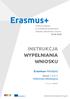 INSTRUKCJA WYPEŁNIANIA WNIOSKU. Erasmus+ Młodzież. Akcja 1 (KA1) Mobilność edukacyjna