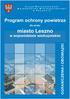 Program ochrony powietrza dla strefy: miasto Leszno w województwie wielkopolskim OGRANICZENIA I OBOWIĄZKI. marzec 2009 r. 48