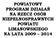 POWIATOWY PROGRAM DZIAŁAŃ NA RZECZ OSÓB NIEPEŁNOSPRAWNYCH POWIATU LIMANOWSKIEGO NA LATA 2009 2014