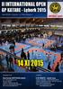 INVITATION ZAPROSZENIE. do udziału w drugiej edycji Grand Prix Karate - Lębork 2015.
