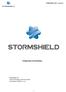 STORMSHIELD UTM wersja 2.x PODRĘCZNIK UŻYTKOWNIKA. Stormshield v 2.x ostatnia aktualizacja: 2015-10-19 10:54 opracowanie: DAGMA sp. z o.o.