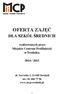 OFERTA ZAJĘĆ DLA SZKÓŁ ŚREDNICH. realizowanych przez Miejskie Centrum Profilaktyki w Świdniku 2014 / 2015