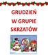 GRUDZIEŃ W GRUPIE SKRZATÓW