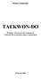 Bożena Zdanuczyk TAEKWON-DO. Podstawy teoretyczne dla trenujących Taekwon-do na poziomie stopni uczniowskich