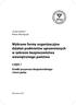 Wybrane formy organizacyjne działań podmiotów uprawnionych w zakresie bezpieczeństwa wewnętrznego państwa