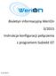 Biuletyn informacyjny WeriOn. 3/2015 Instrukcja konfiguracji połączenia z programem Subiekt GT. 21.09.2015 r.