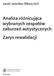 Jacek Jarosław Błeszyński. Analiza różnicująca wybranych zespołów zaburzeń autystycznych Zarys rewalidacji