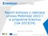 Raport końcowy z realizacji umowy Mobilność 2013 r. w programie Erasmus (rok 2013/14) Warszawa, 29.09.2014