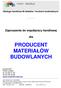 PRODUCENT MATERIAŁÓW BUDOWLANYCH