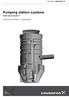 Pumping station systems