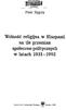 Wolność religijna w Hiszpanii na tle przemian społeczno-politycznych w latach 1931-1992