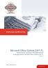 Microsoft Office Outlook 2007 PL. Wykorzystanie certyfikatów niekwalifikowanych w oprogramowaniu Microsoft Office Outlook 2007 PL. wersja 1.