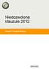 Niedozwolone klauzule 2012. Raport Trusted Shops