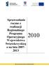 Sprawozdanie roczne z realizacji Regionalnego Programu Operacyjnego Województwa Świętokrzyskieg o na lata 2007-2013