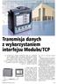 Transmisja danych z wykorzystaniem interfejsu Modubs/TCP