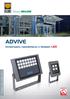 Product Line 043A 2012 ADVIVE. Uniwersalne naświetlacze z diodami LED