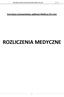 Wdrożenie systemu informatycznego Medicus On-Line 2014. Instrukcja stanowiskowa aplikacji Medicus On-Line ROZLICZENIA MEDYCZNE