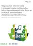 Regulamin otwierania i prowadzenia rachunków lokat terminowych dla firm w ramach bankowości detalicznej mbanku S.A.