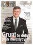 Grunt to dobry. plan inwestycyjny. ROK 2012 pod znakiem ciekawych fuzji i przejęć. CIĘŻAR KAR powinien spoczywać na członkach zarządu