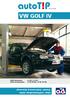ZESZYT 4/2008 VW GOLF IV. elementy karoseryjne, opony, części eksploatacyjne, oleje