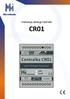 Instrukcja obsługi centralki CR01