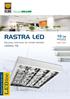 Na źródła światła LED. Oprawy rastrowe do źródeł światła. Made in Poland. LEDline T8. Product Line 034 2011