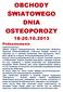 OBCHODY ŚWIATOWEGO DNIA OSTEOPOROZY