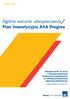 Ogólne warunki ubezpieczenia Plan Inwestycyjny AXA Progres