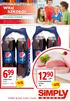 Witaj SZKOŁO! -30% NAPÓJ PEPSI 2 x 2 l koszt 1 l 1,75 zł. SCHAB WIEPRZOWY bez kości. www.simply-market.pl ŚWIEŻO, BLISKO, TANIO I TANIEJ