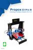 28.07.2015. Propox I3 Pro B. Instrukcja montażu drukarki 3D v1.3
