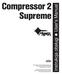 Compressor 2 Supreme. Instrukcja obsługi u User s Manual
