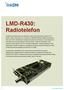 LMD-R430: Radiotelefon