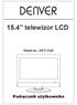 15.4 telewizor LCD. Model nr.: DFT-1545. Podręcznik użytkownika