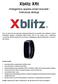 Xblitz Xfit. inteligentna opaska smart bracelet - Instrukcja obsługi