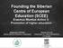 Founding the Siberian Centre of European Education (SCEE)