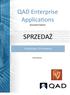 QAD Enterprise Applications. Standard Edition SPRZEDAŻ PODRĘCZNIK UŻYTKOWNIKA EDYCJA 2013/14