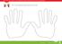 zad.1 Pokoloruj swoją dłoń farbkami i odciśnij ją w wyznaczonym miejscu na karcie ćwiczeń.