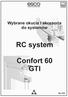 Wybrane okucia i akcesoria do systemów. RC system. Confort 60 GTI