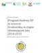 Program budowy IIP w resorcie środowiska, w etapie obejmującym lata 2014-2015
