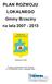 PLAN ROZWOJU LOKALNEGO Gminy Brzeziny na lata 2007-2013